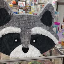 Piñata de mapache
